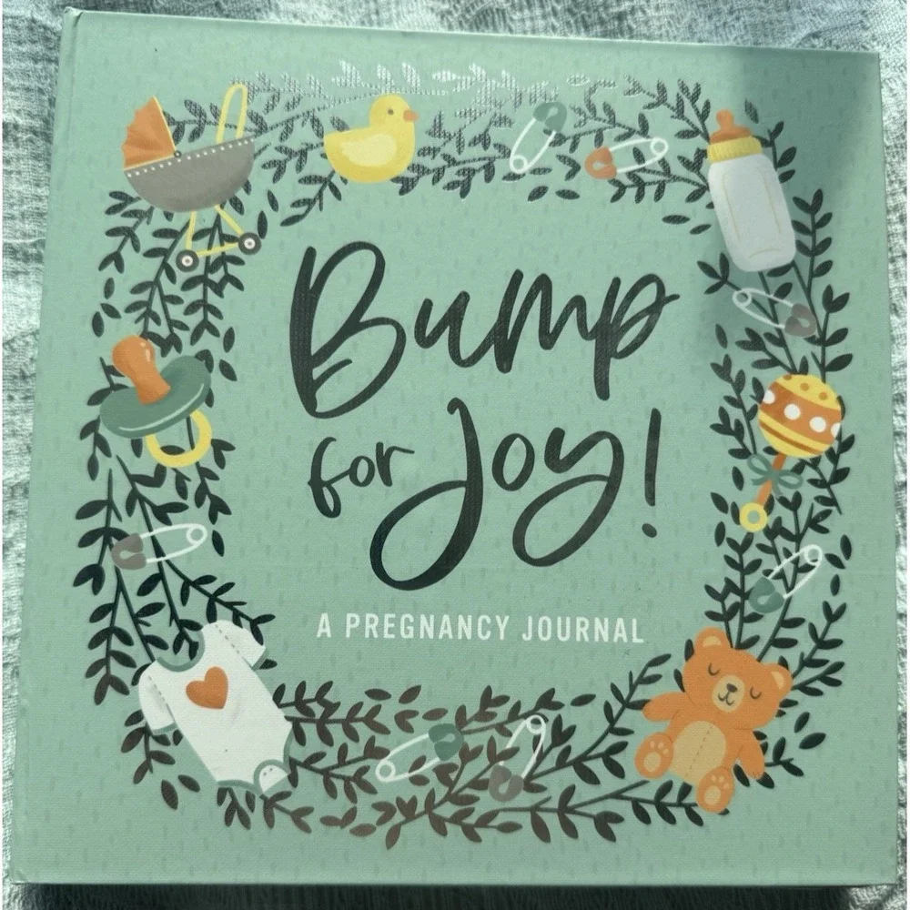 Bump for Joy A Pregnancy Journal Hardcover Beginning to End Keepsake New Other